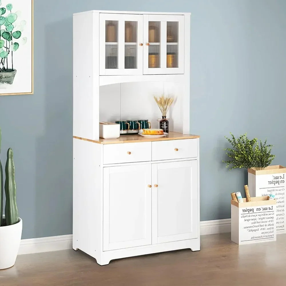 Buffet Cabinet with Hutch Pantry Storage
