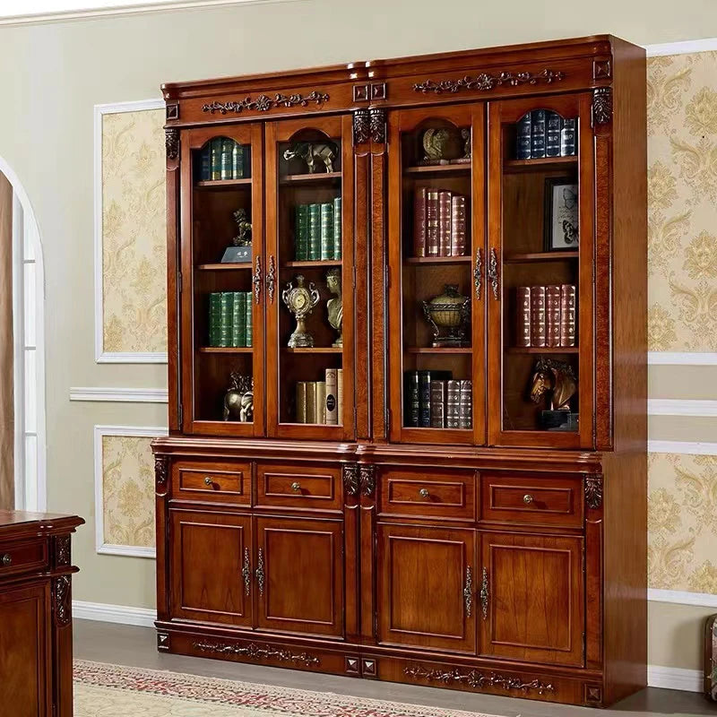 American solid wood desk boss big Executive desk and Chair