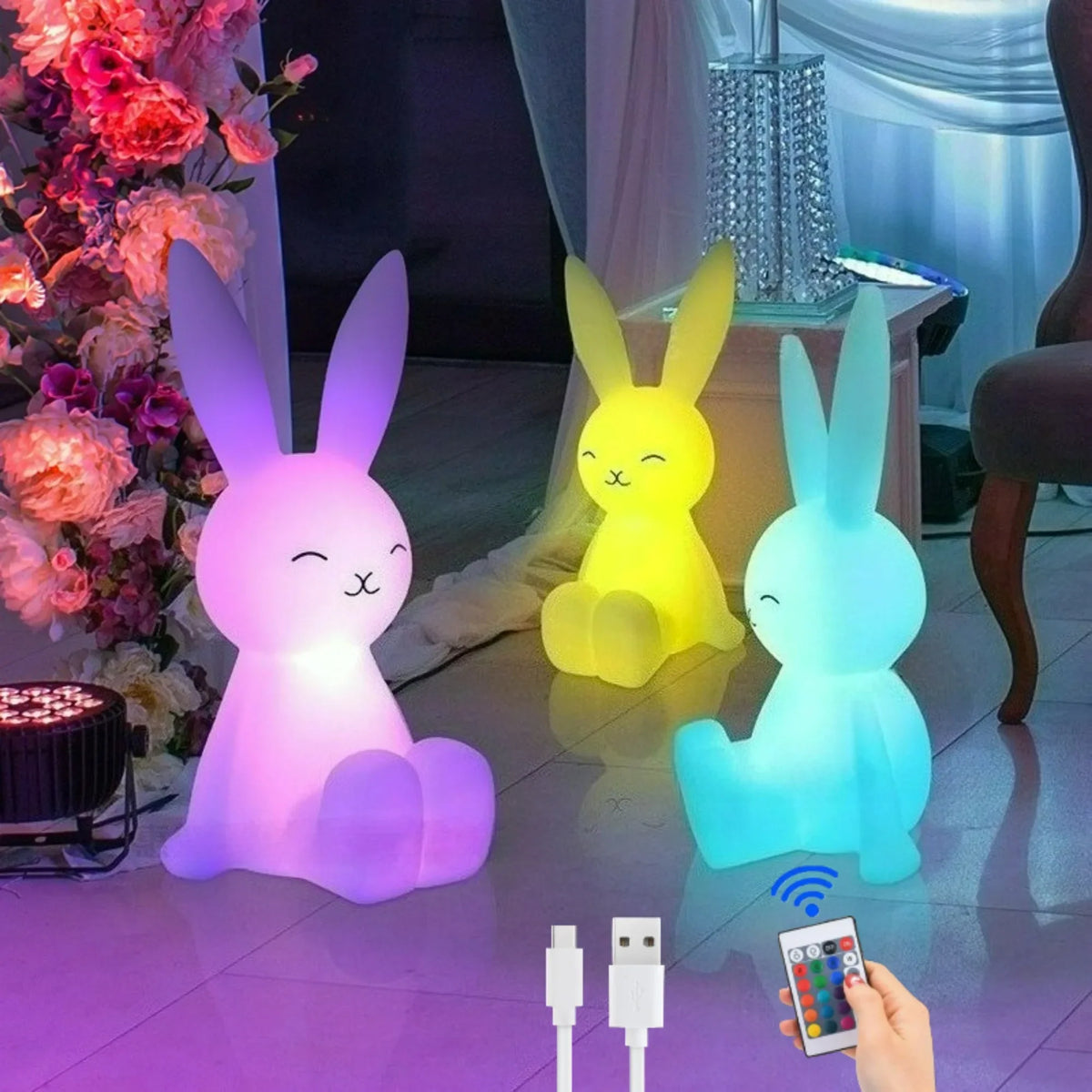 Cute Lighting Mood Light with Remote Control Dimming