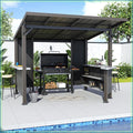 10x10 Hardtop Grill Gazebo Outdoor