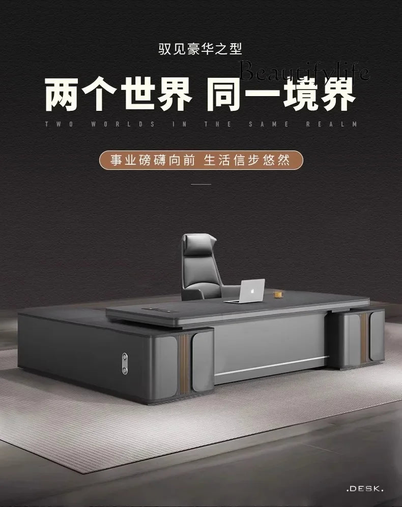 Boss Office Desk And Chair Combination