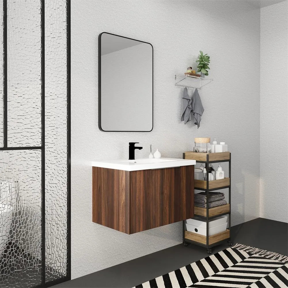 Soft Close Doors Bathroom Vanity With Sink,