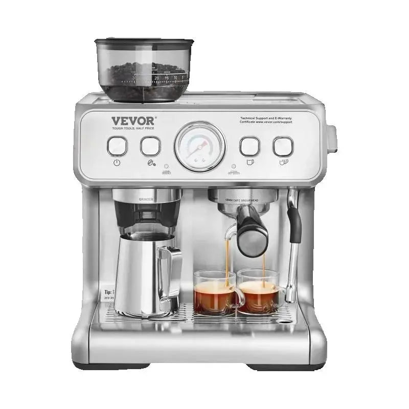 Espresso Machine with Grinder Semi-Automatic Espresso Coffee Maker