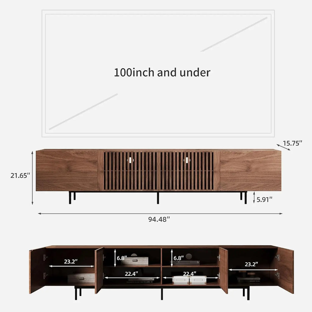 Large Entertainment Center Media Console