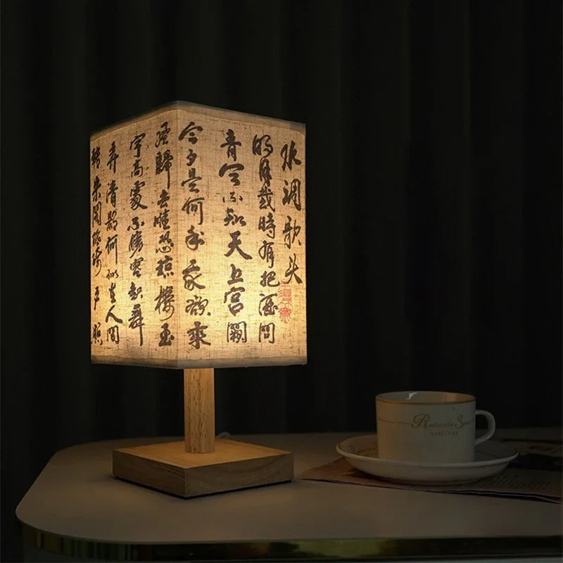 Decoration LED Table Lamps Simple Chinese Style