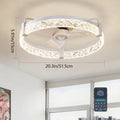 LED ceiling fan, 3-blade with lights and remote