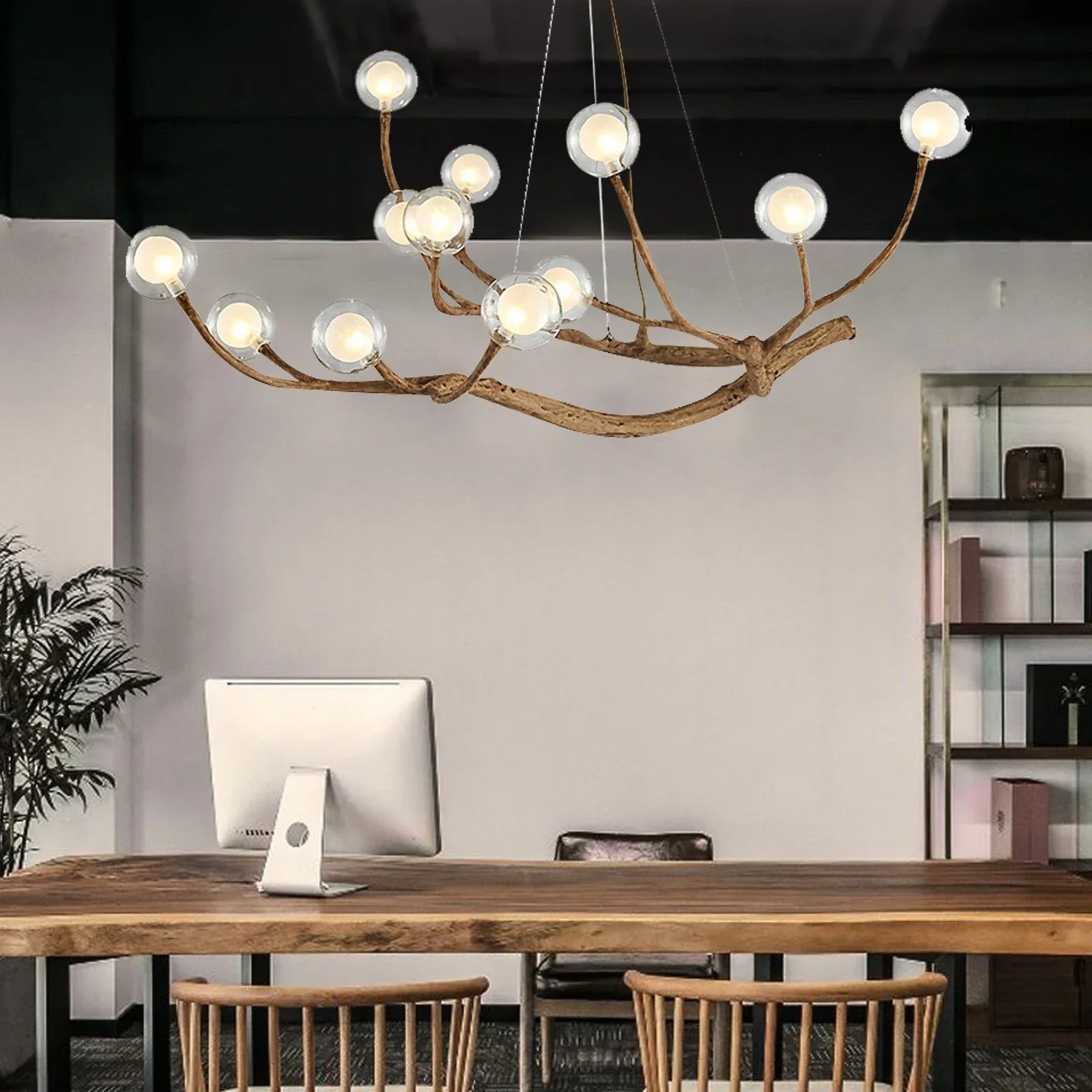 12-Light Modern Branch Chandelier