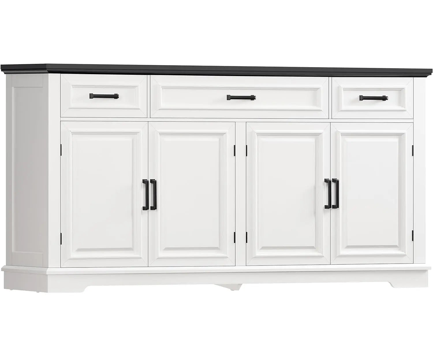 Large Buffet Cabinet with 4 Doors 3 Drawers