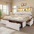 Queen Bed with 6 Drawers