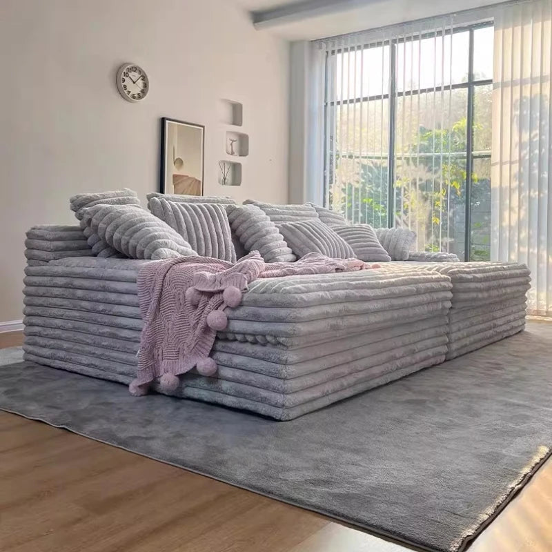 king-size customizable boneless couch