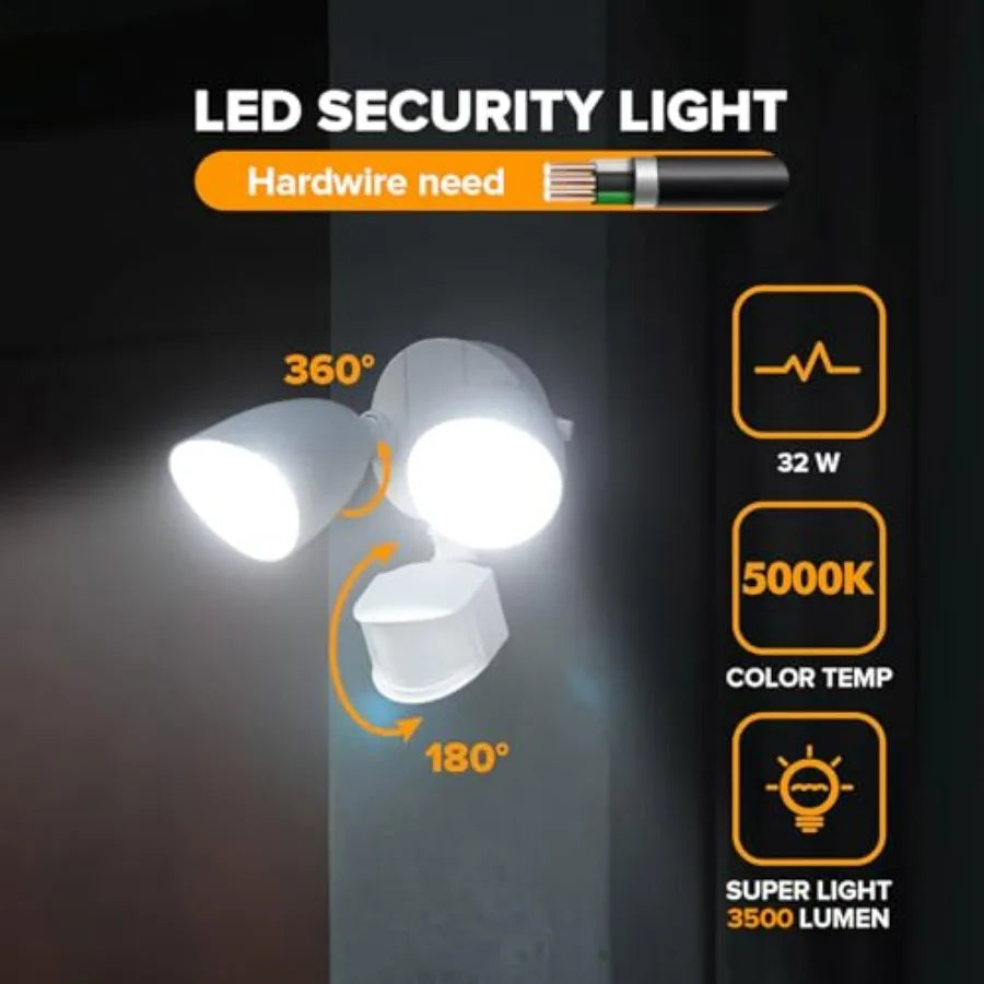 Lumen LED Security Lights Motion Sensor Outdoor,