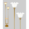 63Inch Floor Lamp Dimmable Gold Floor Lamp with 5Lbs Heavy Base for Living Room 2-Light Mid Century Modern Tall Standing Lamp w
