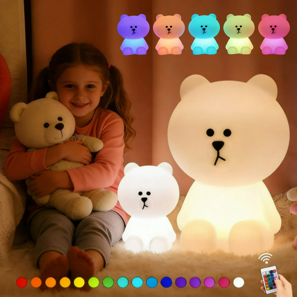 LED Cute Bear Night Lamp