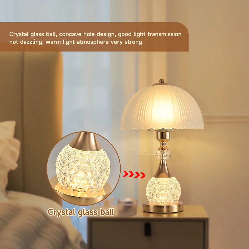Bedside Petal Table Lamp