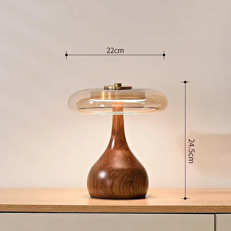 Retro Style Floor Lamp Wooden French Desk Lamp