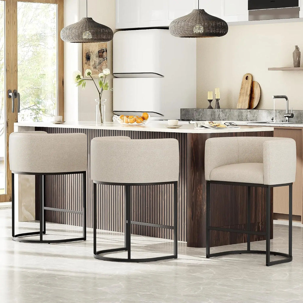 Swivel Counter Height Bar Stools Set Of 3,