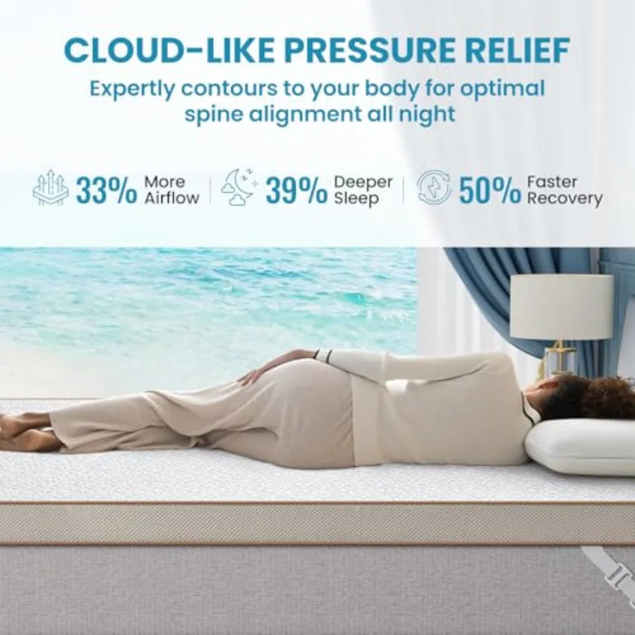 Cooling mattress topper for bedroom