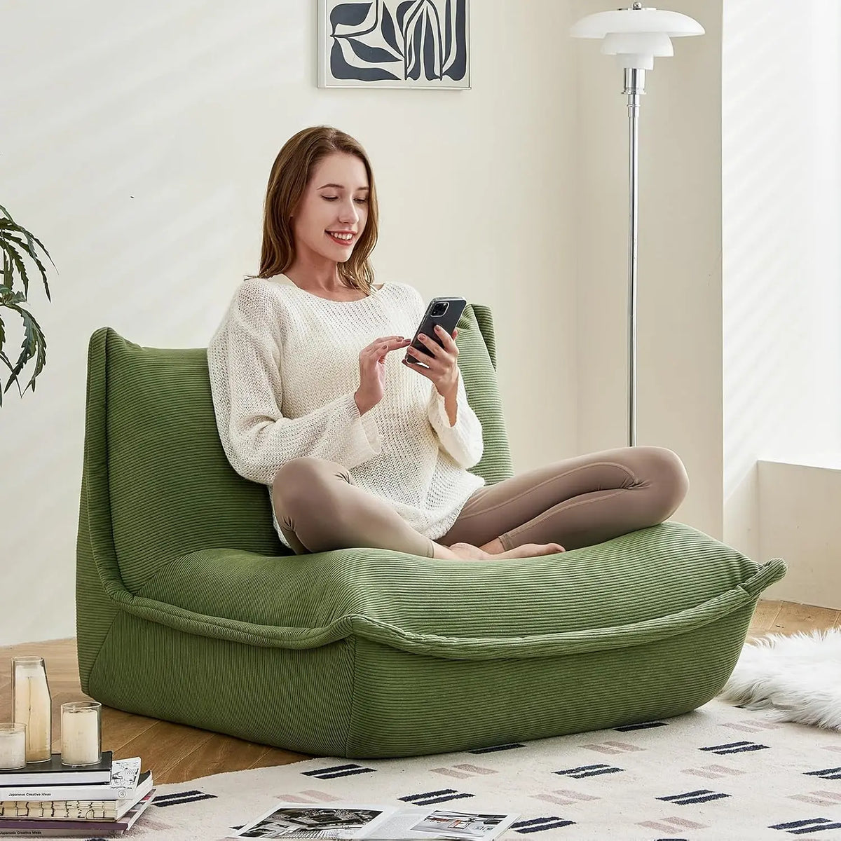 Large Lazy Sofa Chair Fireside Comfortable Seat for Adults