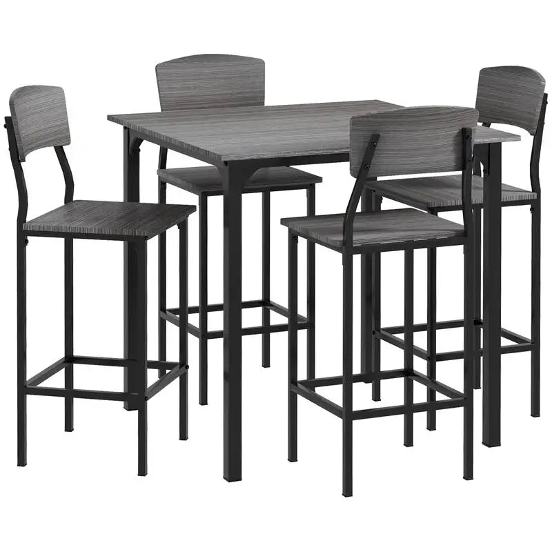 Counter Height Bar Table Set for 4
