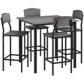 Counter Height Bar Table Set for 4