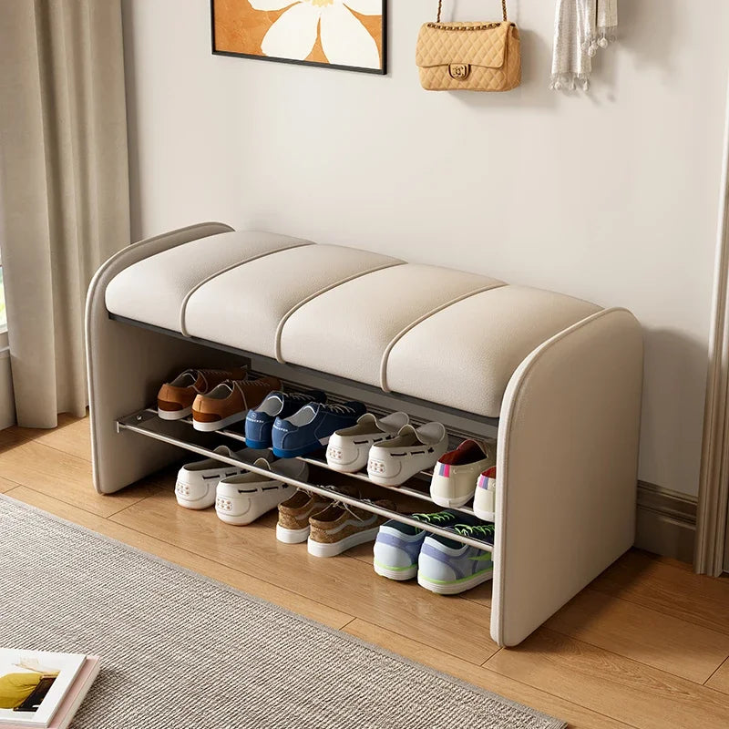 Shoe changing stool