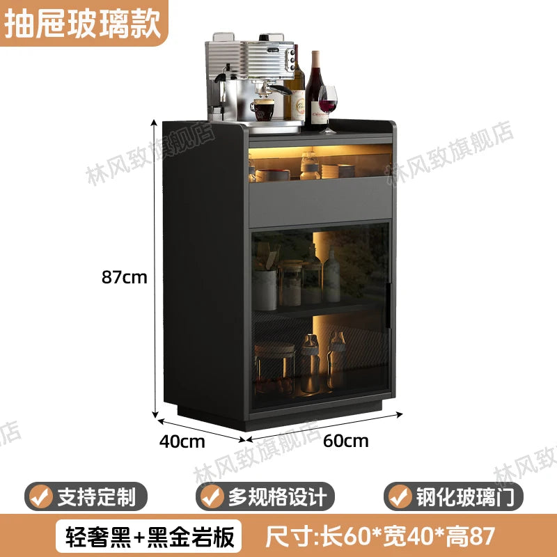 Modern Dining Room Buffet Cabinet with LED