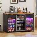 Coffee Bar Cabinet with Wine Storage