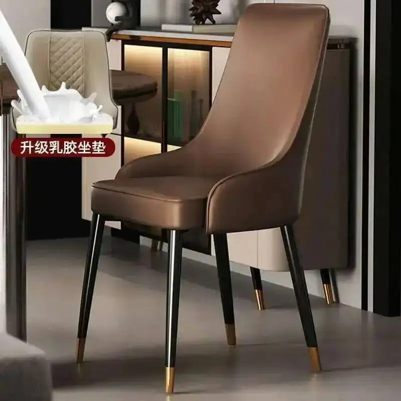Luxurious Modern Leather Dining Chairs
