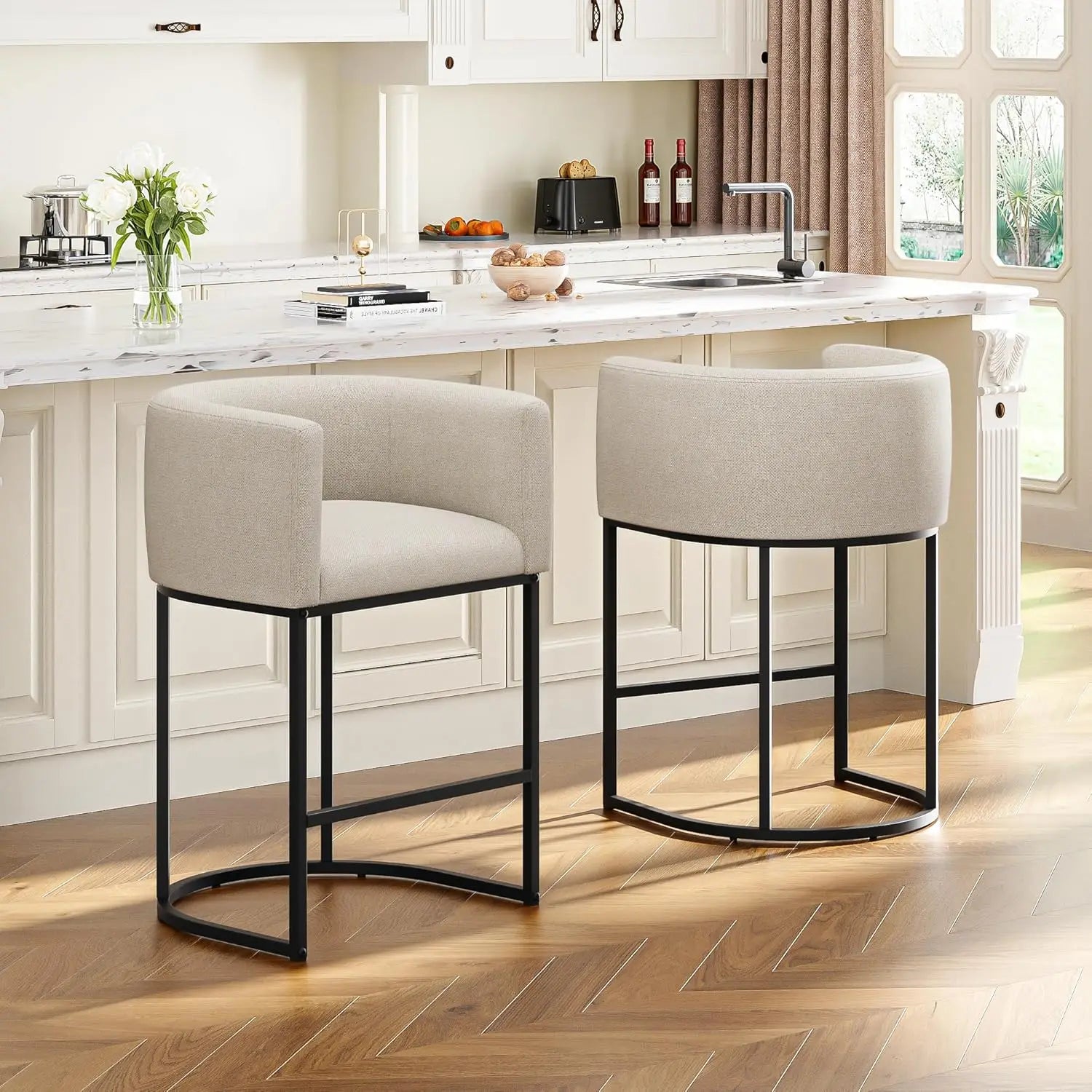 Swivel Counter Height Bar Stools Set Of 3,