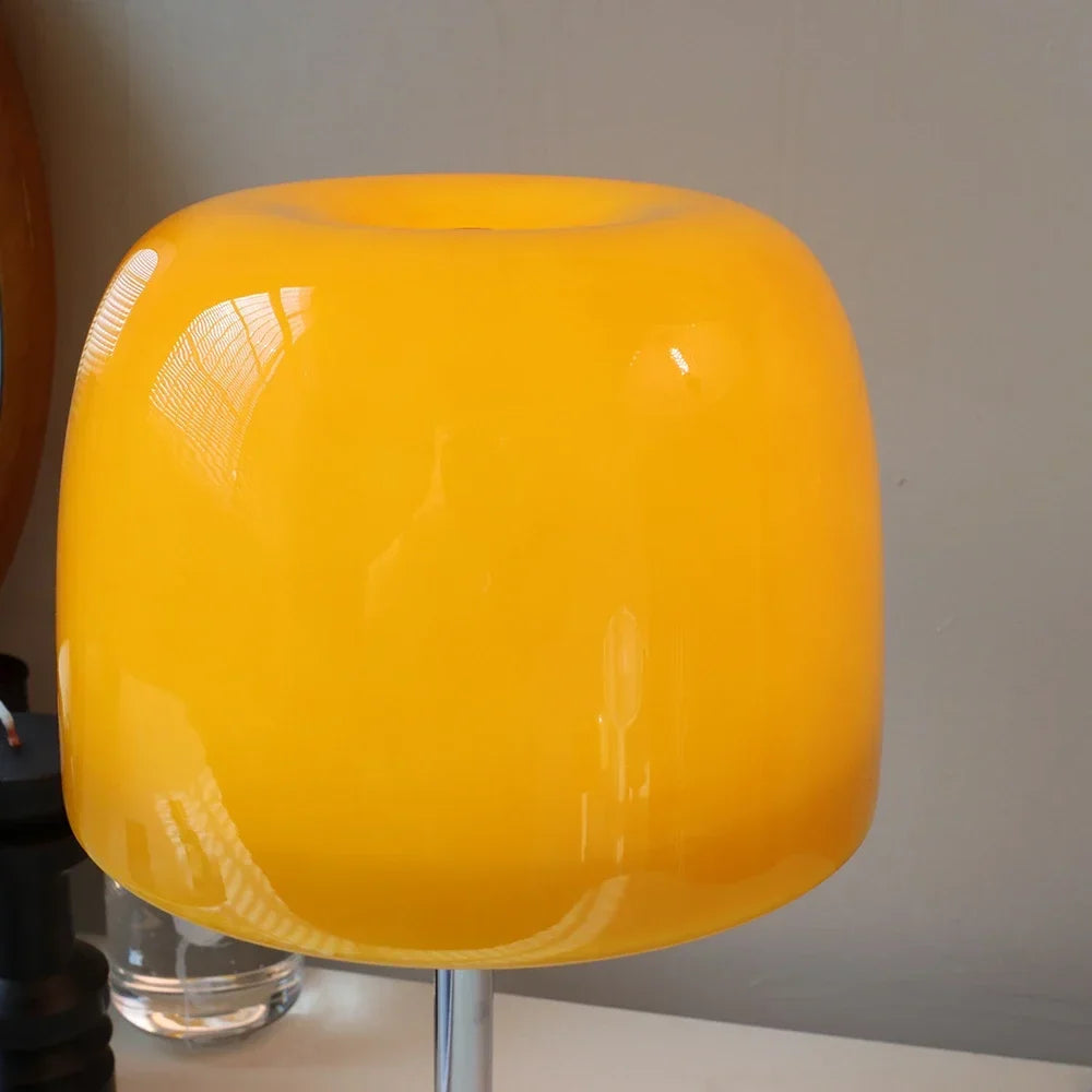 Retro American Glass Table Lamp