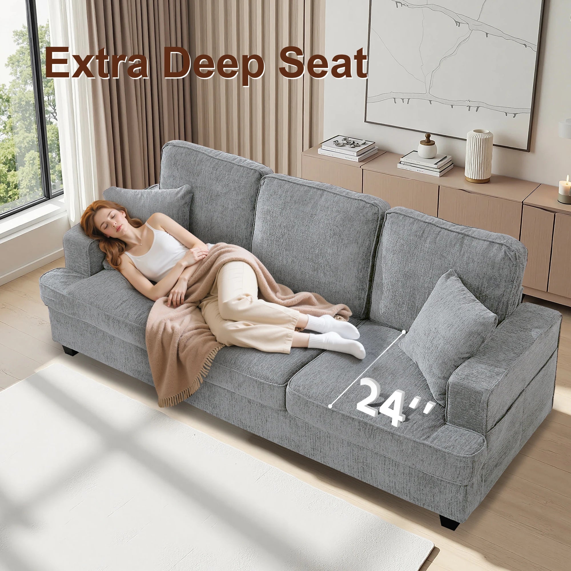 Modern 3 Seat Sofa