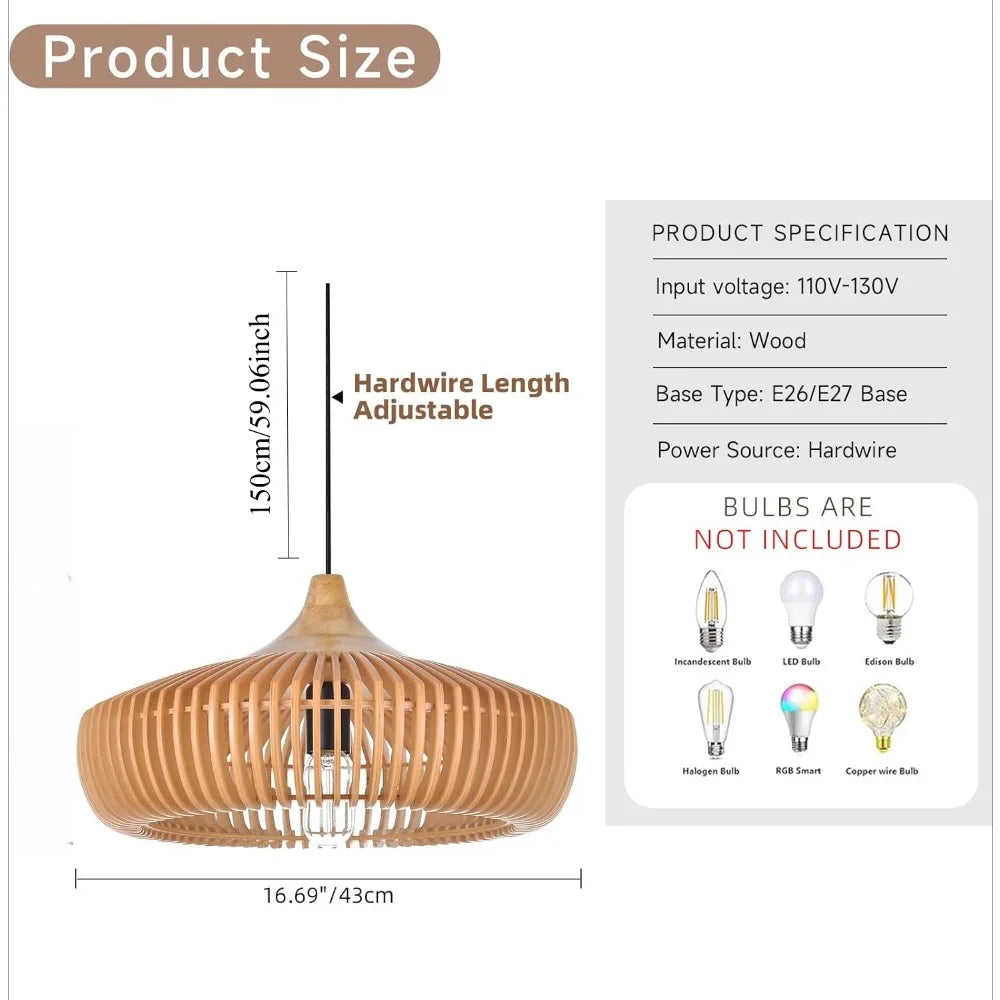 Wabi-sabi Minimalist LED Ceiling Chandelier
