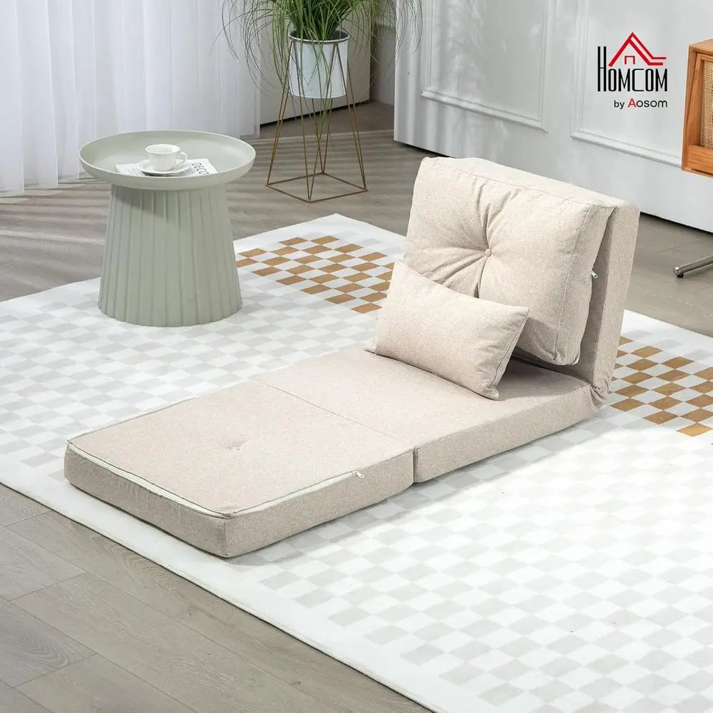 Convertible Sleeper Chair with Adjustable Backrest