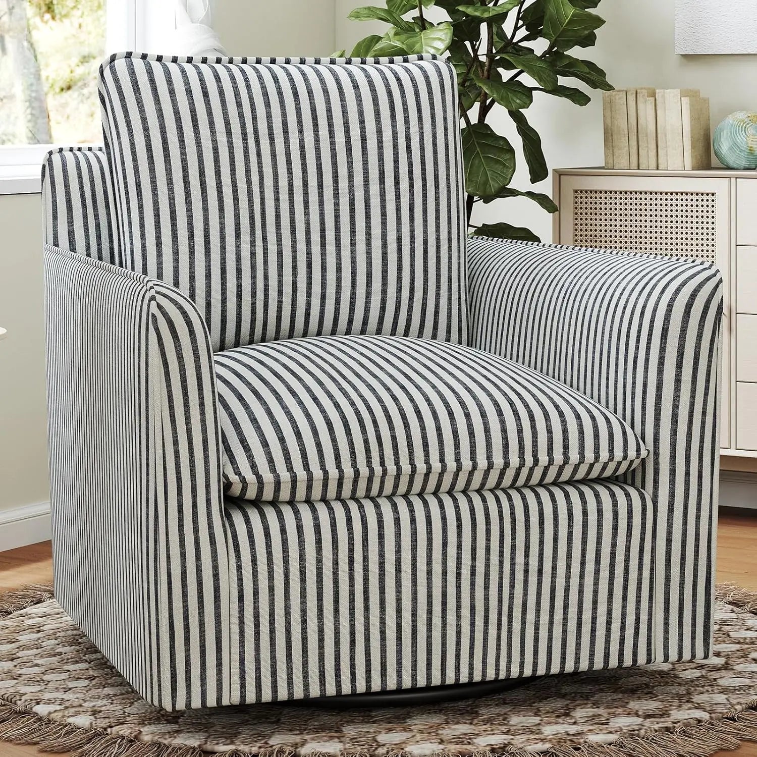 Swivel Accent Square Chair