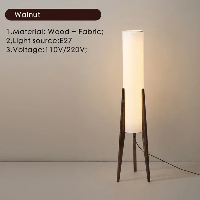Japanese Wabi Sabi Style Zen Floor Lamp