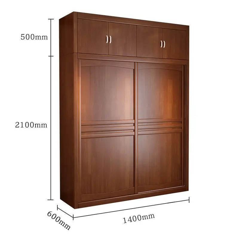 Wardrobe Solid wood sliding door