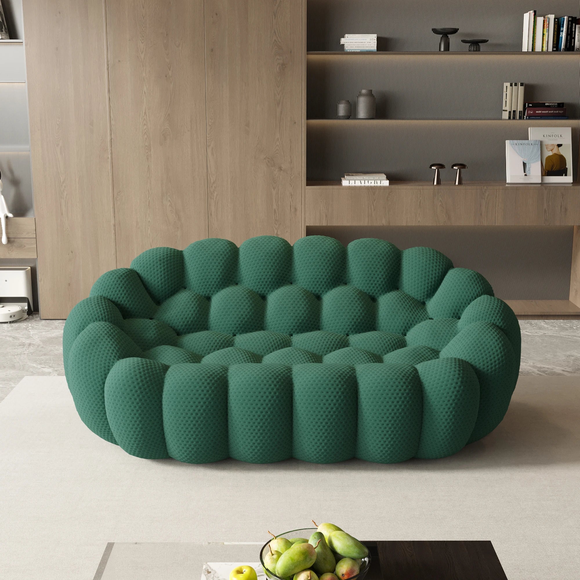 Modern Curved Boneless Football-Shaped Sofa