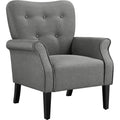 Century Accent Chair with Sturdy Wood Legs