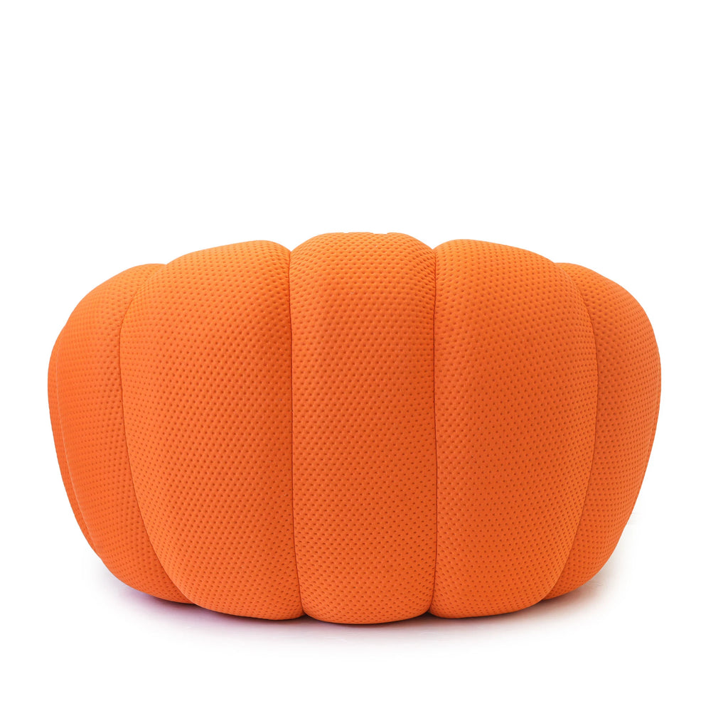 Oversized Boneless Bubble Couch, Football-Shaped Design