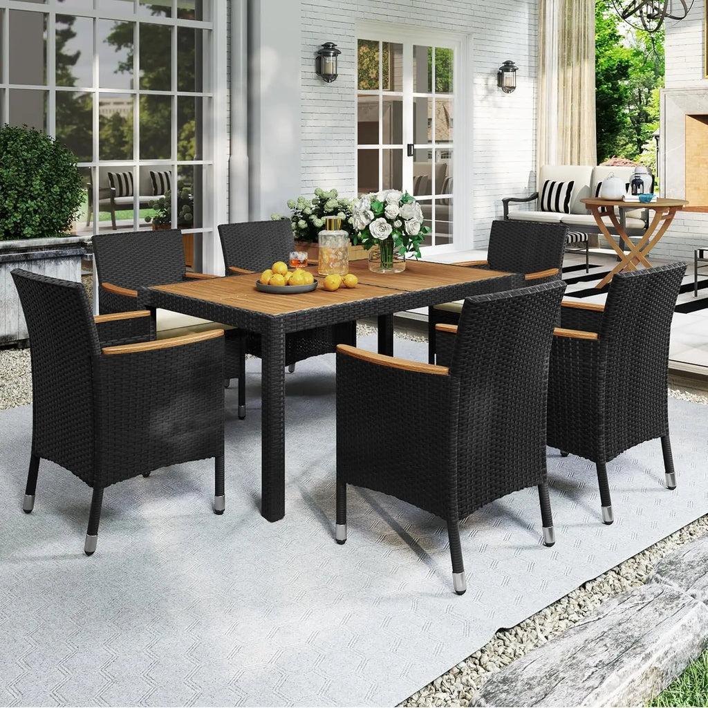 7 Piece Patio Outdoor Dining Set