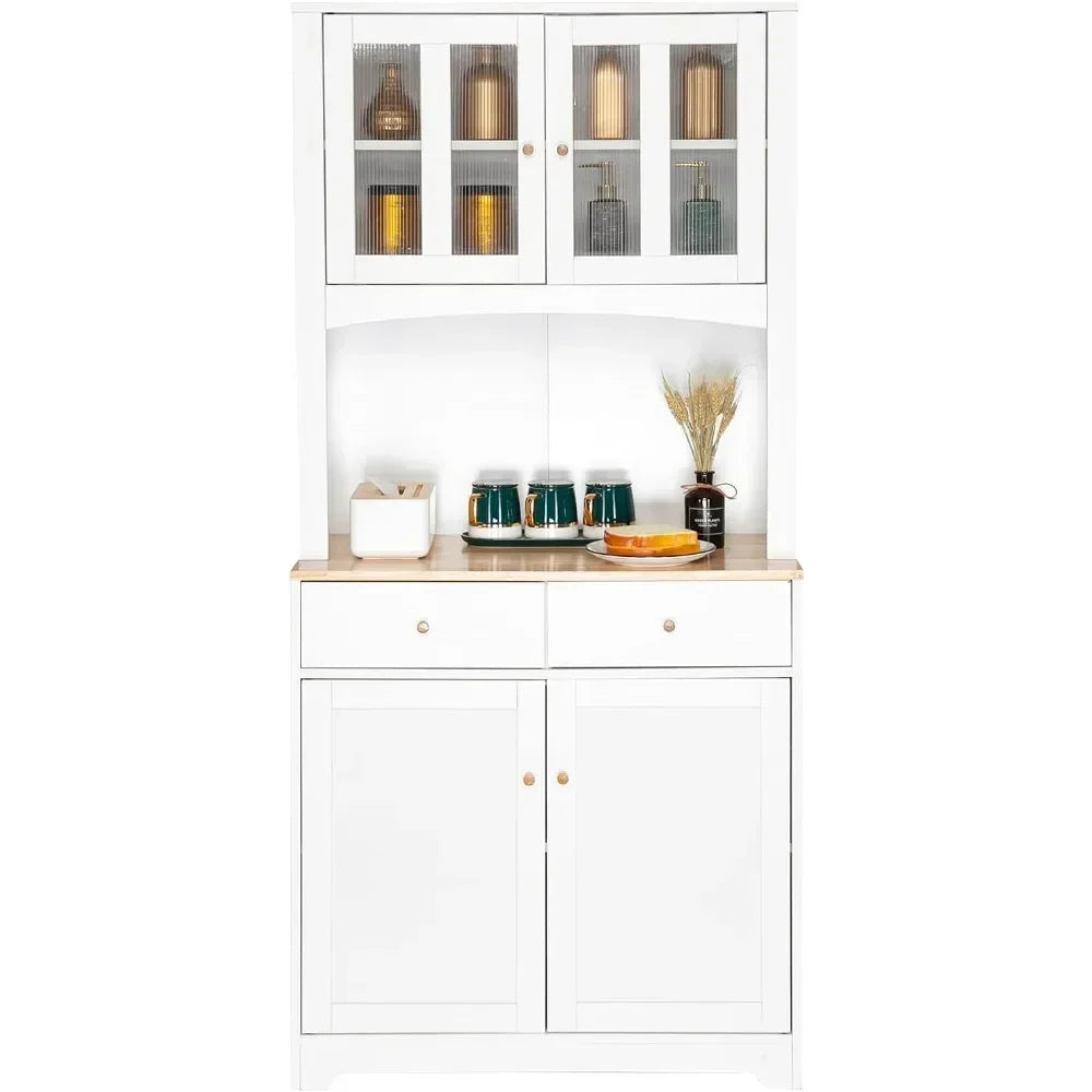 Buffet Cabinet with Hutch Pantry Storage