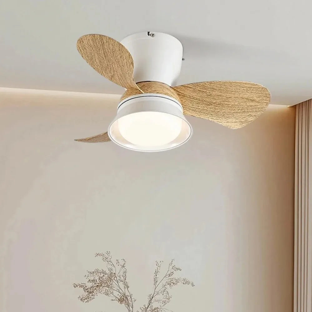 Nordic Ceiling Fan with Lights and Remote