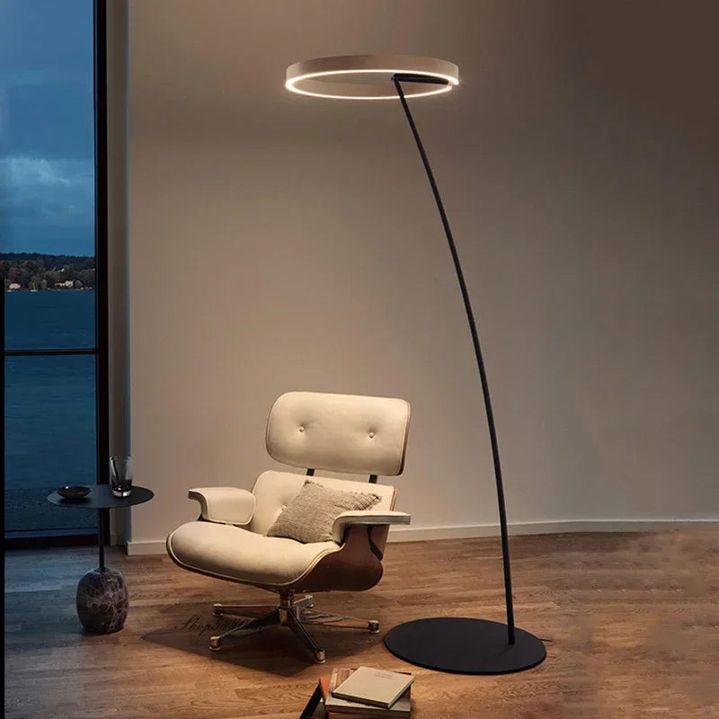 Designer Fishing Floor Lamp LED Living Room