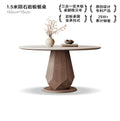 Vintage White Round Dining Tables Modern Simple Design
