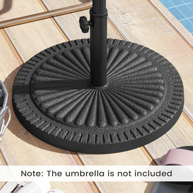 31.5 lbs Market Heavy-Duty Outdoor Stand Bronze Umbrella Base