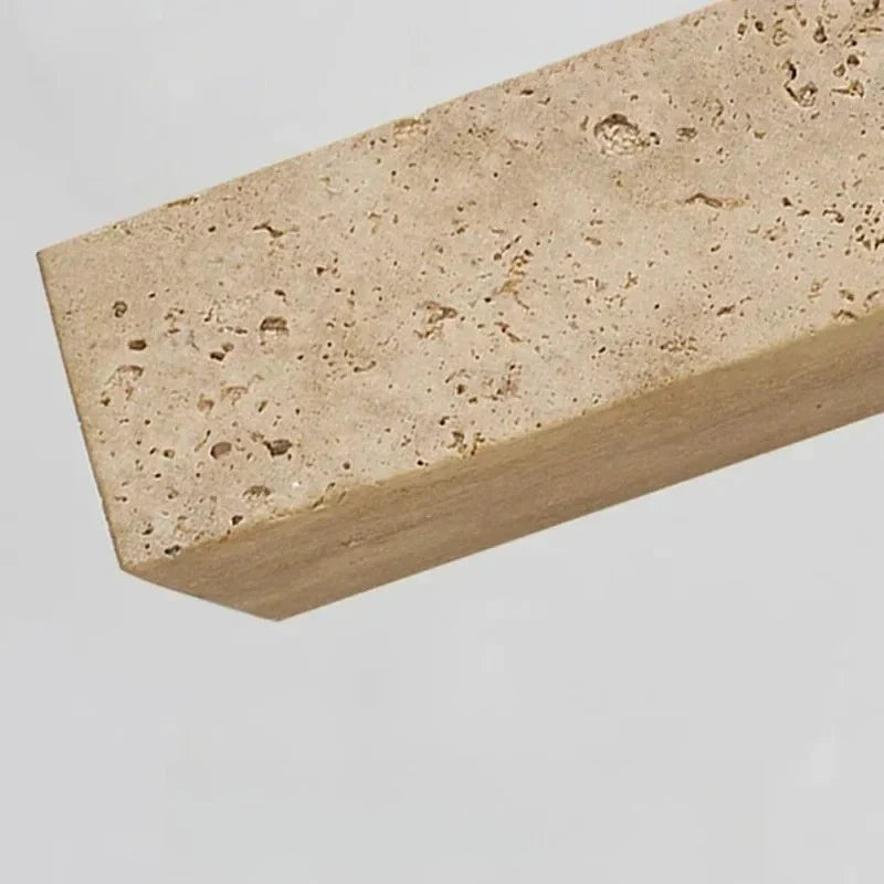 Spain Natural Yellow Travertine Floor Lamp