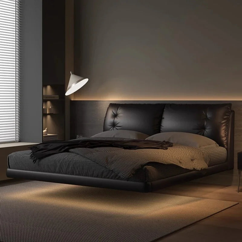 Suspended Bed with one or two cabinets