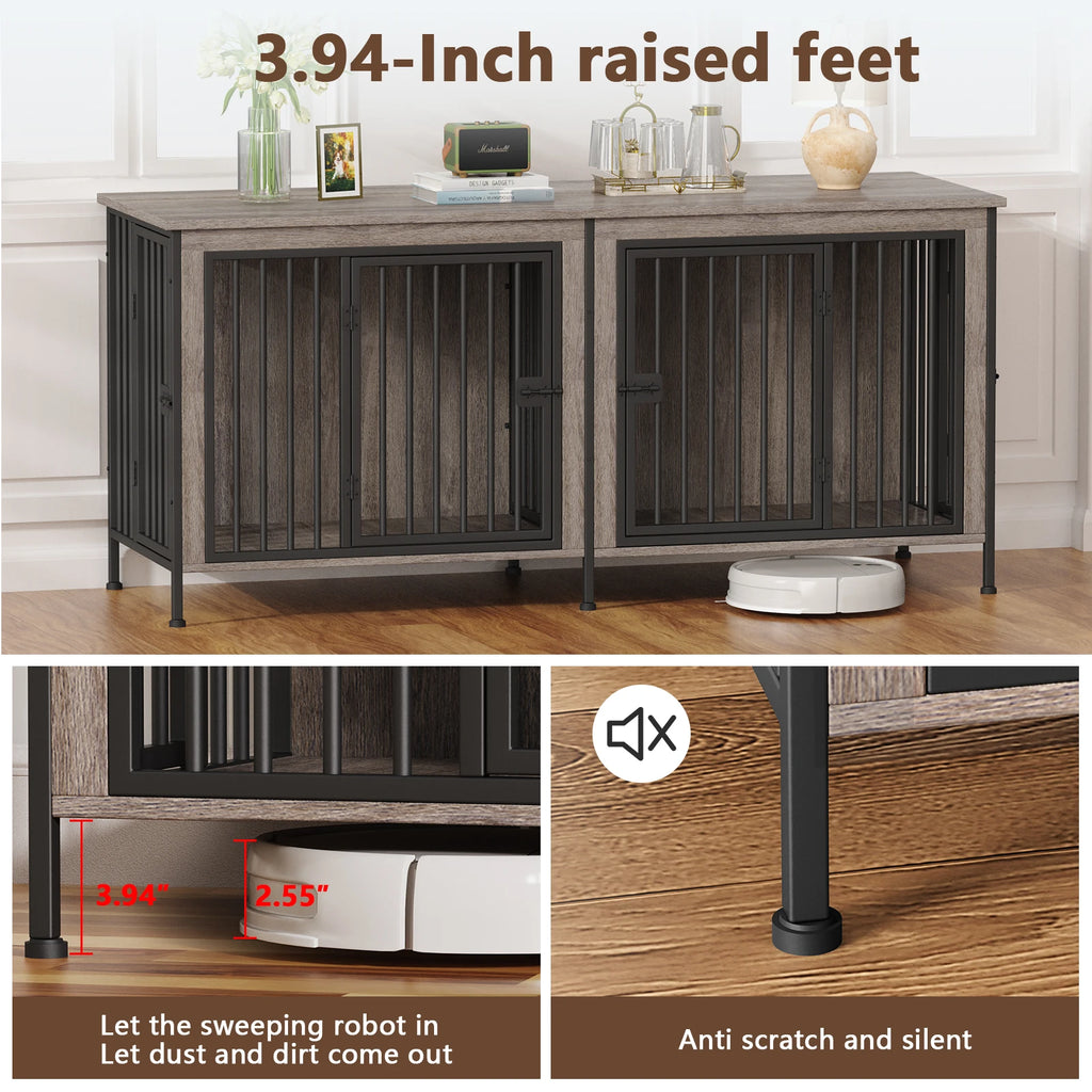 Heavy Duty Dog Crate Furniture for 1/2 Dogs