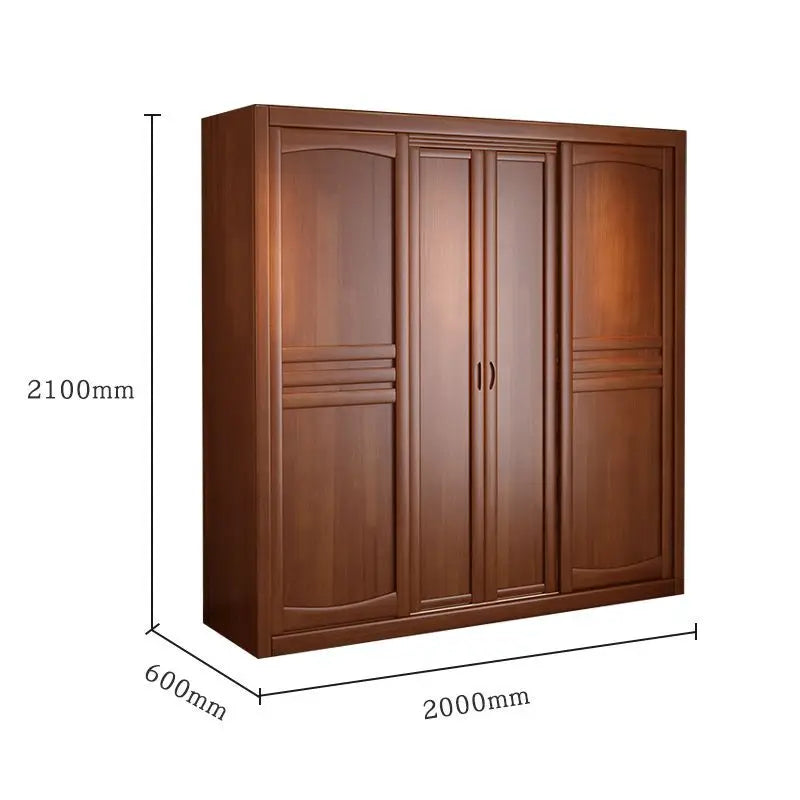 Wardrobe Solid wood sliding door
