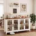 Glass Door Buffet Cabinet